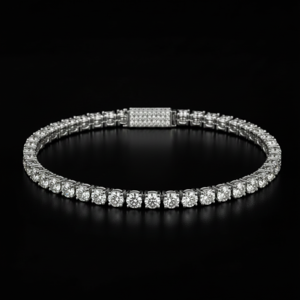 Iced Tennis Bracelet