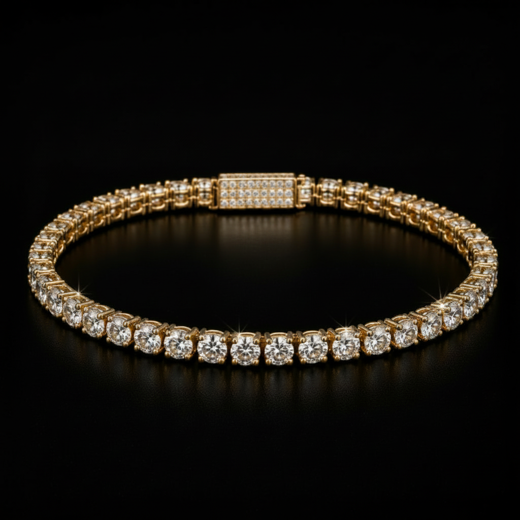 Iced Tennis Bracelet