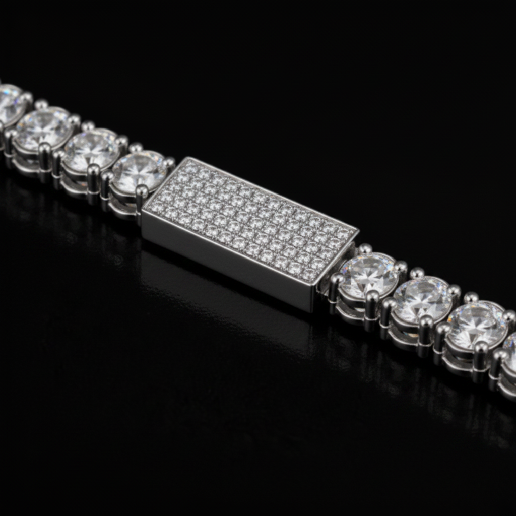 Iced Tennis Bracelet